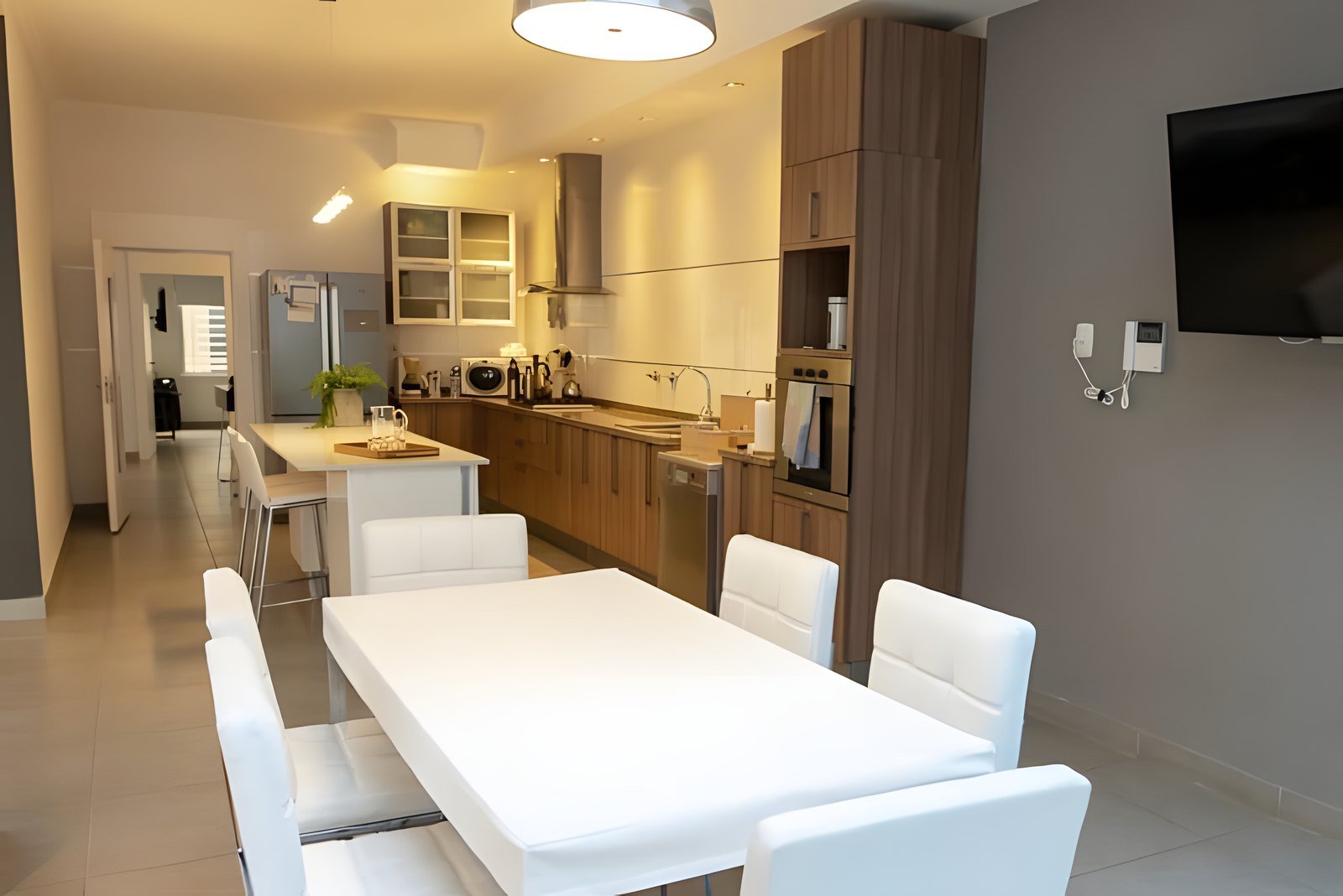 Comedor diario integrado a la cocina