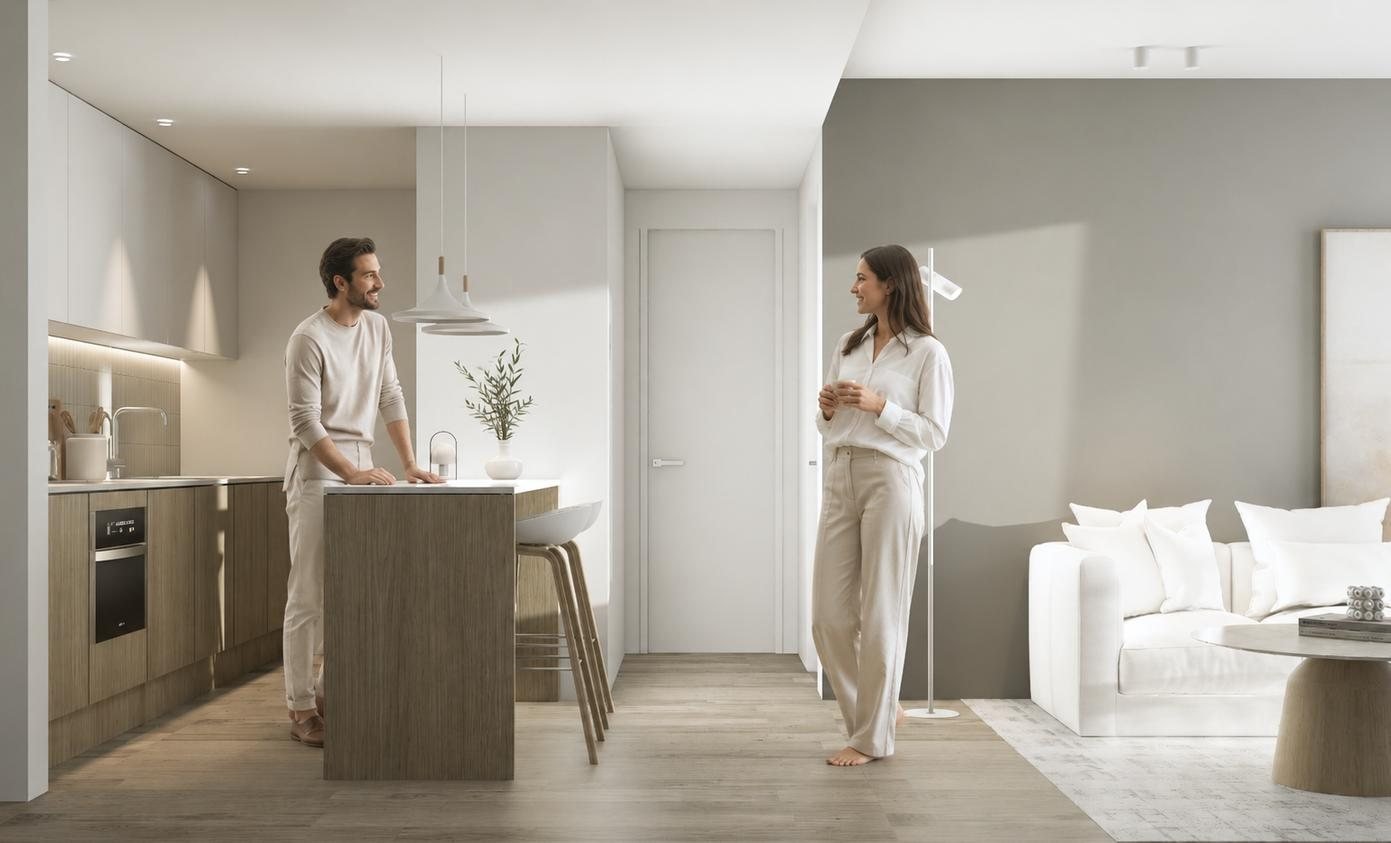 Tipología 5 de LUMEA: 1 dormitorio