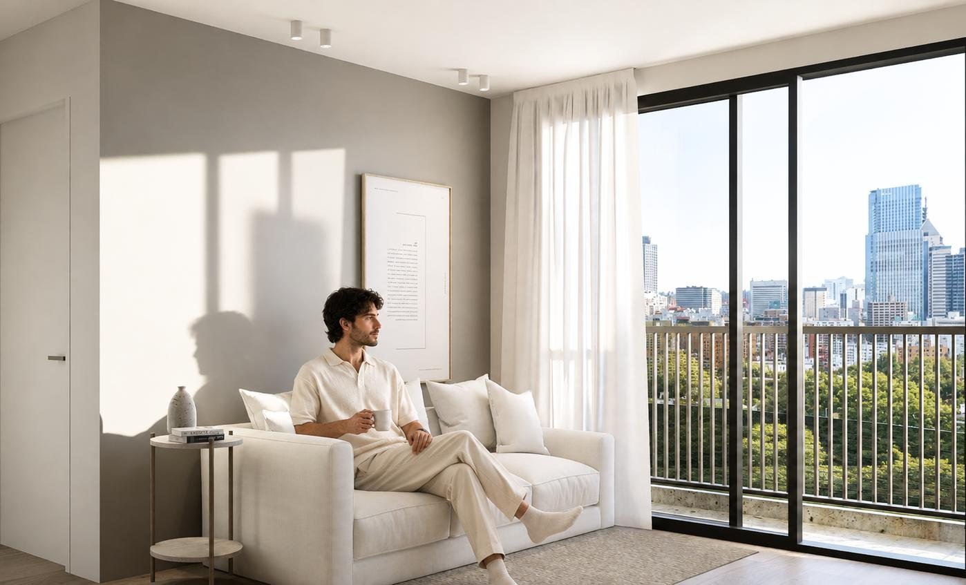 Tipología 7 de LUMEA: 1 dormitorio